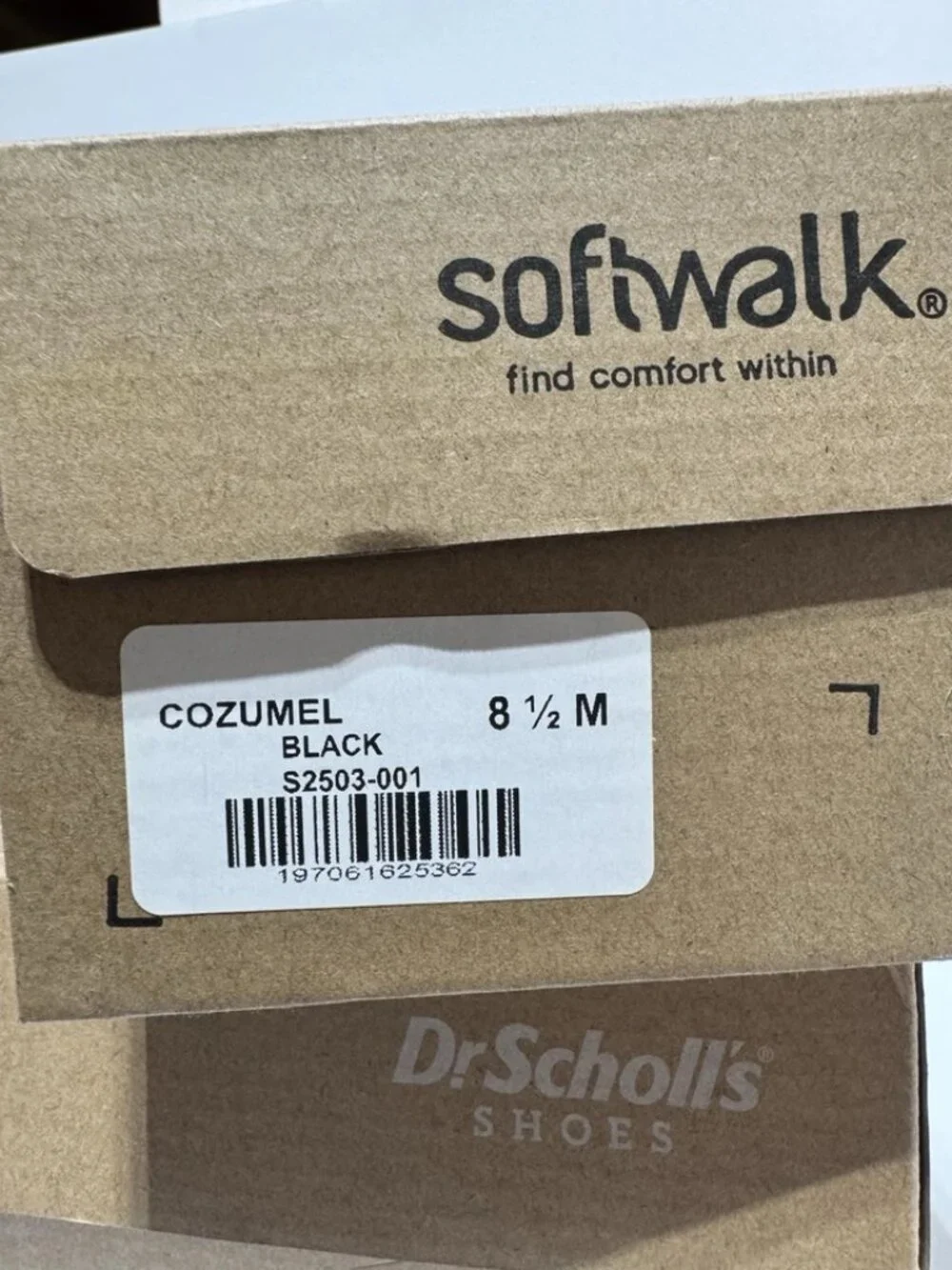 Softwalk Womens Cozumel Flats Black Size 8.5M